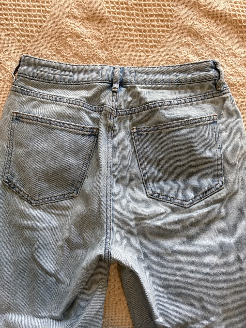 PACSUN Mom Jeans Light Wash Blue Denim Cotton High Rise Women’s Size 27 - Picture 8 of 12